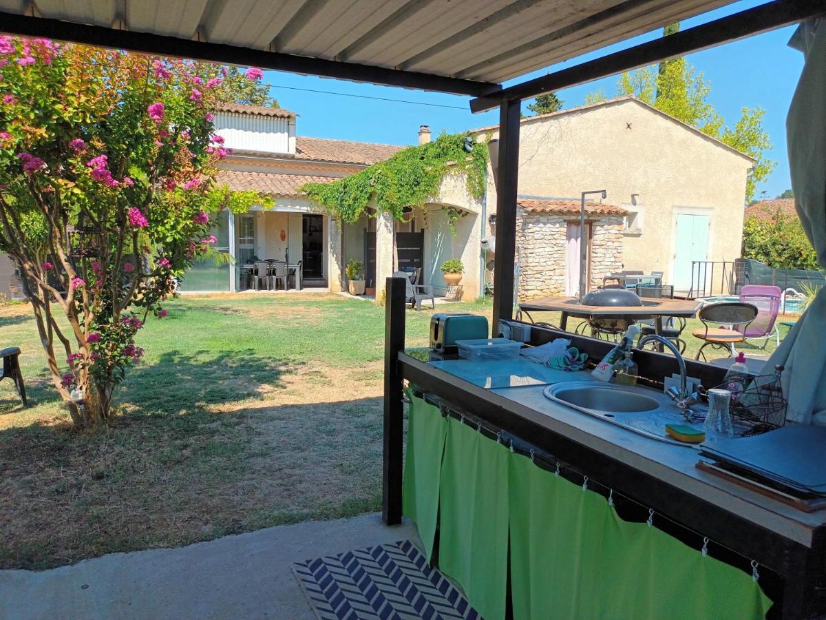 Saint-Martin-dʼArdèche Chambres D'Hotes & Jacuzzi - A L'Ombre Des Amandiers מראה חיצוני תמונה