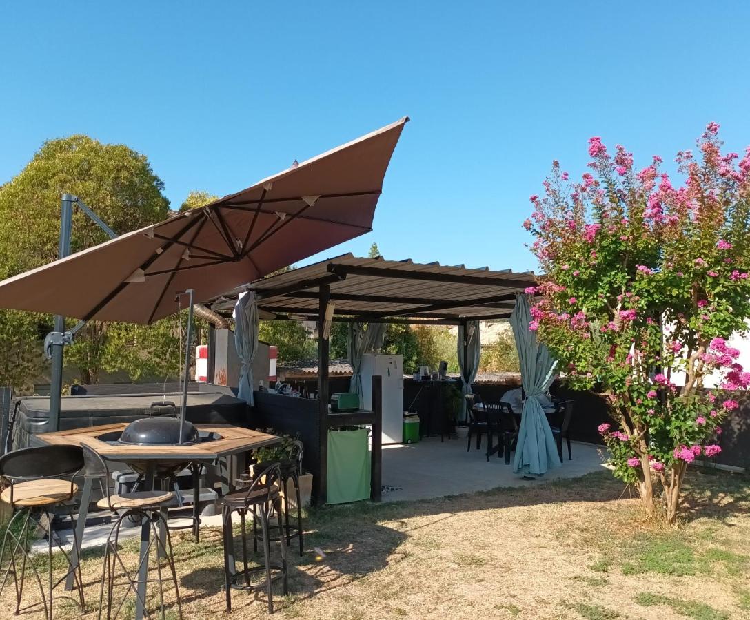 Saint-Martin-dʼArdèche Chambres D'Hotes & Jacuzzi - A L'Ombre Des Amandiers מראה חיצוני תמונה
